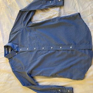 L.L. Bean Blue Plaid Button-Down Shirt - Men's